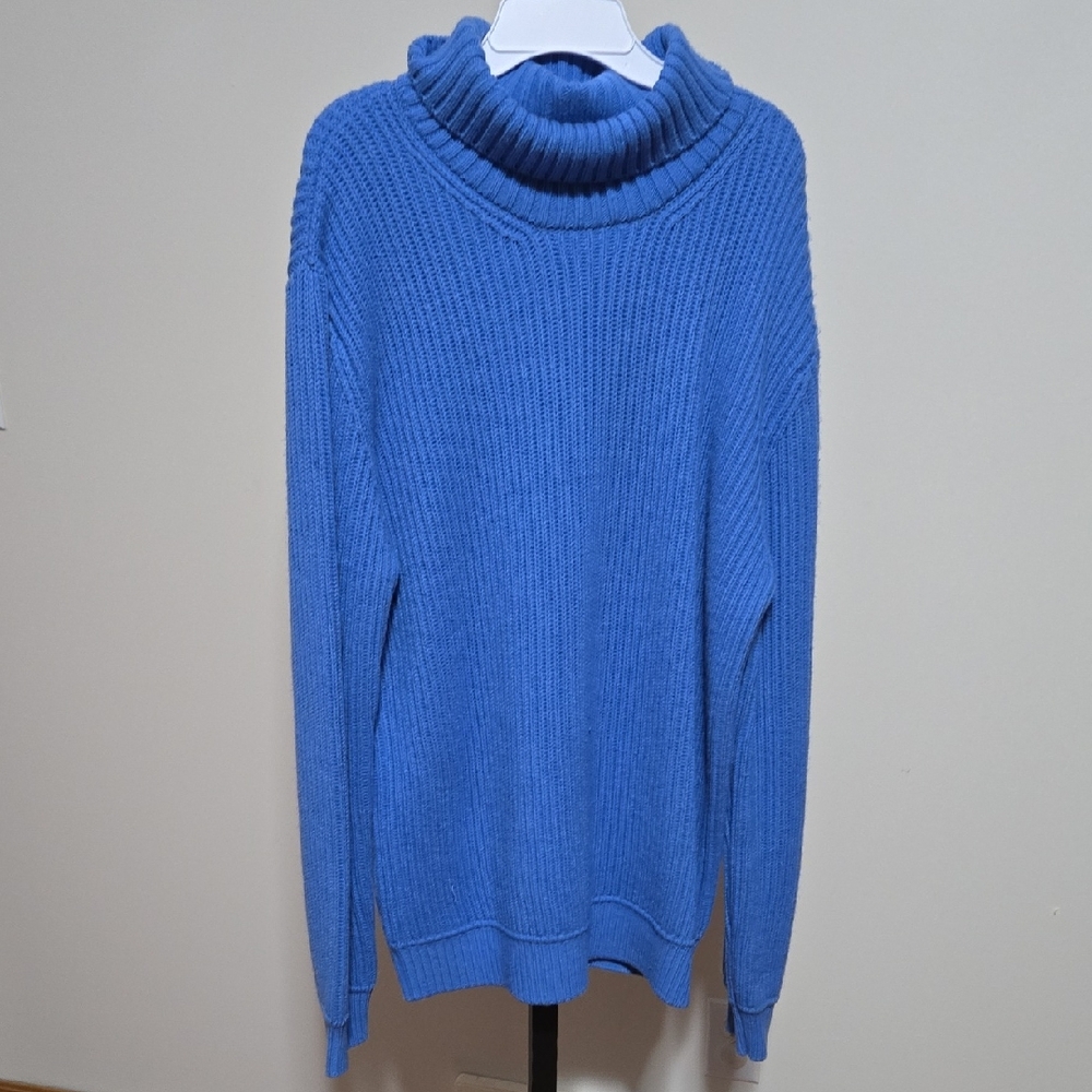 Mango Vibrant Blue Knit Sweater